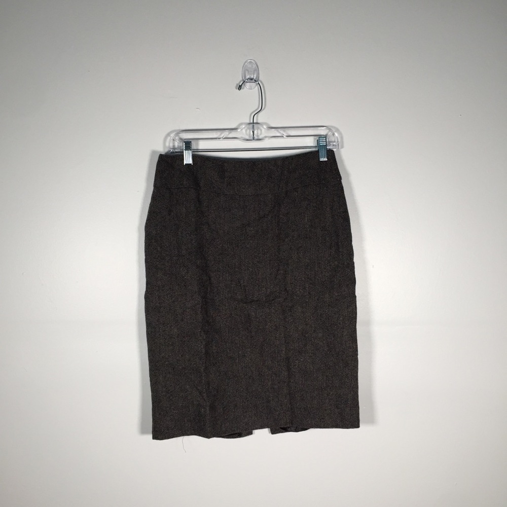 Cabi Charcoal Birdseye Pencil Skirt